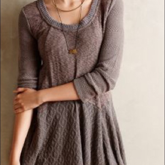 Anthropologie Meadow Rue Peplum Sweater 